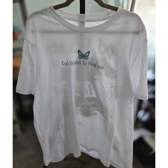 Vintage Threadz “God Wants To Heal You” Graphic Tee – Size XXL New - Picture 4 of 4